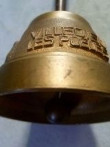 cloche  de table en laiton Villedieu , vintage