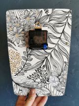 Horloge vintage pendule silencieuse années 70 "Hangarter"