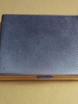 Poudrier ancien Nacré - Miroir bisauté - Vintage