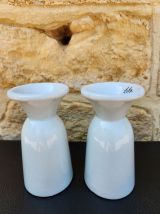 Duo de mazagrans vintage - Elégance florale et charme rétro