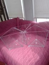 Lot de 3 seaux a champagne plexiglas