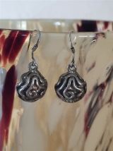 Pendants d'oreilles en argent