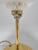 Lampe en verre de Clichy