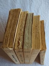Lot 5 Livres anciens - Tendance Déco
