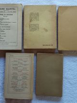Lot 5 Livres anciens - Tendance Déco