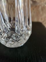 Lot de 3 verres taillés - Style Longchamp, Cristallerie d'Ar