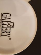 Ensemble de 6 tasses + soucoupes vintage Gallery