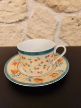 Ensemble de 6 tasses + soucoupes vintage Gallery