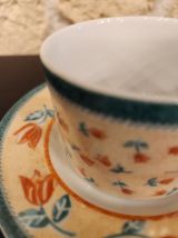 Ensemble de 6 tasses + soucoupes vintage Gallery