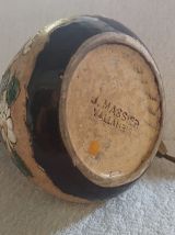 Pied de Lampe céramique J. Massier Vallauris 