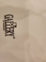 Lot de 6 assiettes plates vintage "Gallery"