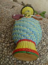 Bouteille scoubidou, vintage 