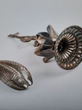 Cendrier pétales de fleurs  Cendrier décoratif en métal arge