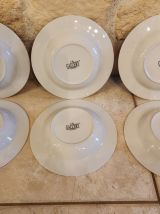 Lot de 6 assiettes creuses vintage - Collection Gallery