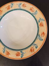 Lot de 6 assiettes creuses vintage - Collection Gallery
