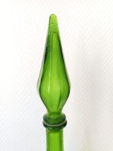 Grande carafe en verre d'Empoli Italie, vintage 