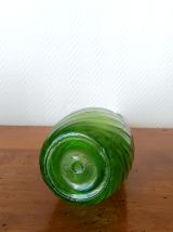 Grande carafe en verre d'Empoli Italie, vintage 