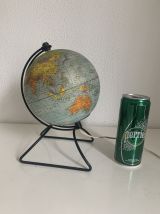 Globe vintage 1960 terrestre verre mappemonde Perrina - 24 c
