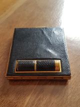 Poudrier avec tube de rouge à lèvres des années 30