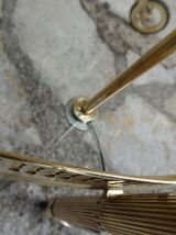 Desserte roulante en verre et laiton doré, Maison Baguès, an