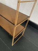 Etagère vintage 1960 String murale bois doré - 60 x 50 cm