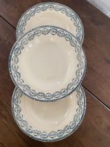 Assiettes creuses terre de fer Salins modele Provence.