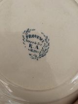 Assiettes creuses terre de fer Salins modele Provence.