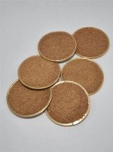  6 sous-verre en nacre