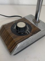 Lampe vintage 1970 bureau chevet variateur Chiely engineer -