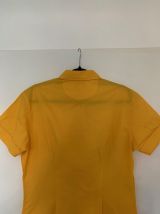 Chemise JC de Castelbajac manches courtes jaunes rétro 