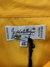 Chemise JC de Castelbajac manches courtes jaunes rétro 