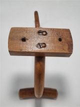 Patère en bois courbé