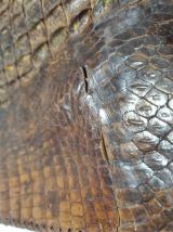 Pochette en crocodile