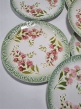 Assiettes à dessert Digoin &amp; Sarreguemines