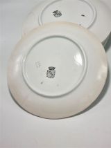 Assiettes à dessert Digoin &amp; Sarreguemines