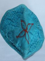 Taqiyah (kufi) islamique brodée main  artisanat traditionnel