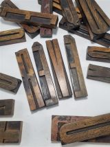 Lettres d’imprimerie en bois (vendues à l’unité)