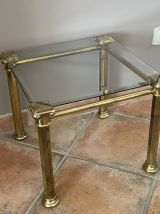 Lot de 3 tables gigognes Hollywood Regency. 1970. 