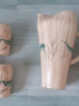 Céramique catalane, service Mazagran signé Joal