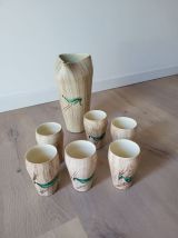 Céramique catalane, service Mazagran signé Joal