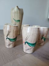 Céramique catalane, service Mazagran signé Joal