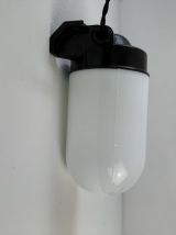 ANCIENNE APPLIQUE VINTAGE « BLOC » EN OPALINE