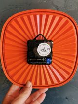 Horloge pendule murale vintage silencieuse couvercle Tupp