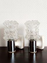 Paire d'appliques Targetti Sankey Italie 1970 