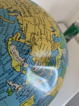Globe vintage 1960 terrestre doré Taride tripode mappemonde 