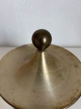 Porte-cigarettes vintage 1960 japonisant laiton boîte - 18 x