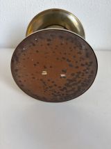 Porte-cigarettes vintage 1960 japonisant laiton boîte - 18 x