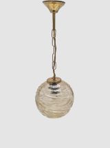 Suspension verre ambré
