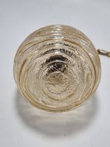 Suspension verre ambré