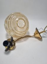 Suspension verre ambré